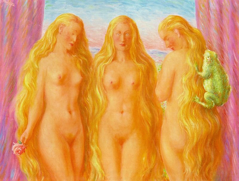 Rene Magritte The Sea of Flames